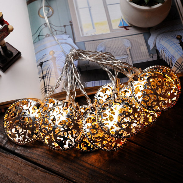 Ebern Designs Kevern 5.5'' LED Battery Powered 10 Bulb Novelty String